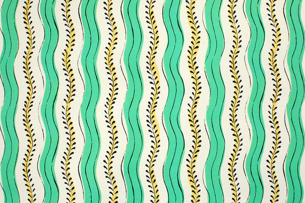Joy of Print Mint Green Stripe