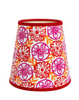 Snowshill in Pink, Orange and Red on White