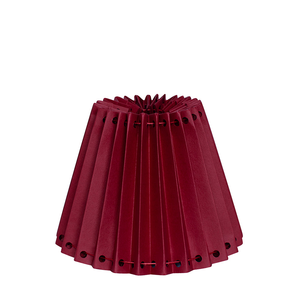 Plum Red Pleated