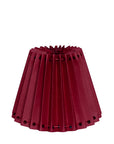Plum Red Pleated