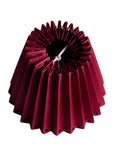 Plum Red Pleated