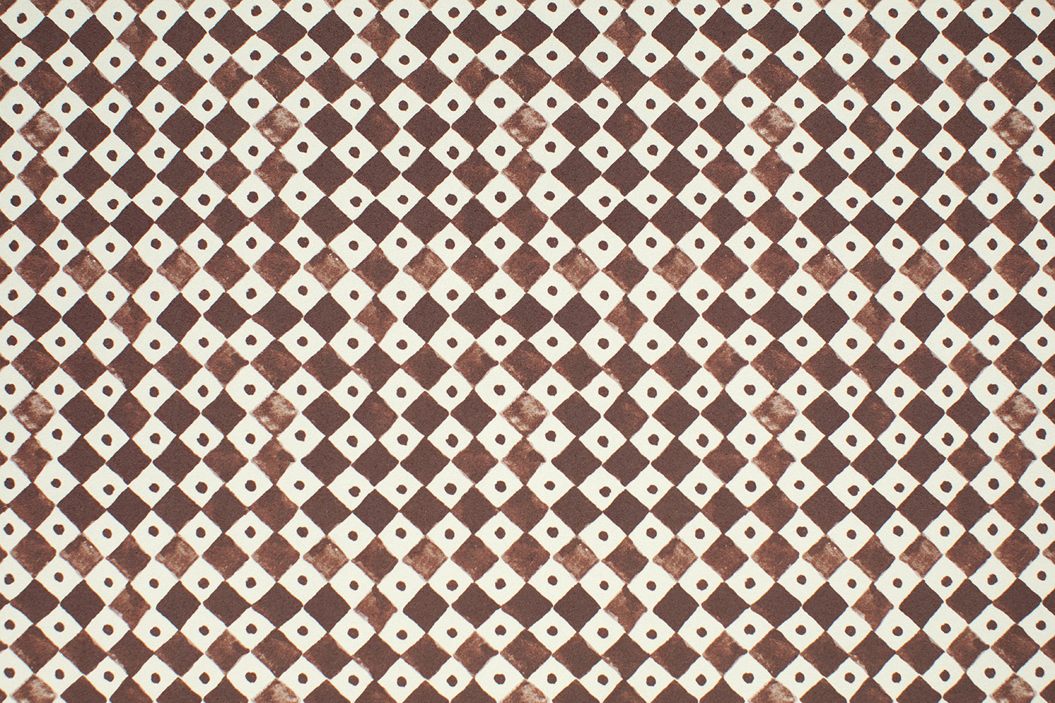 Joy of Print Checkerboard in Nutmeg