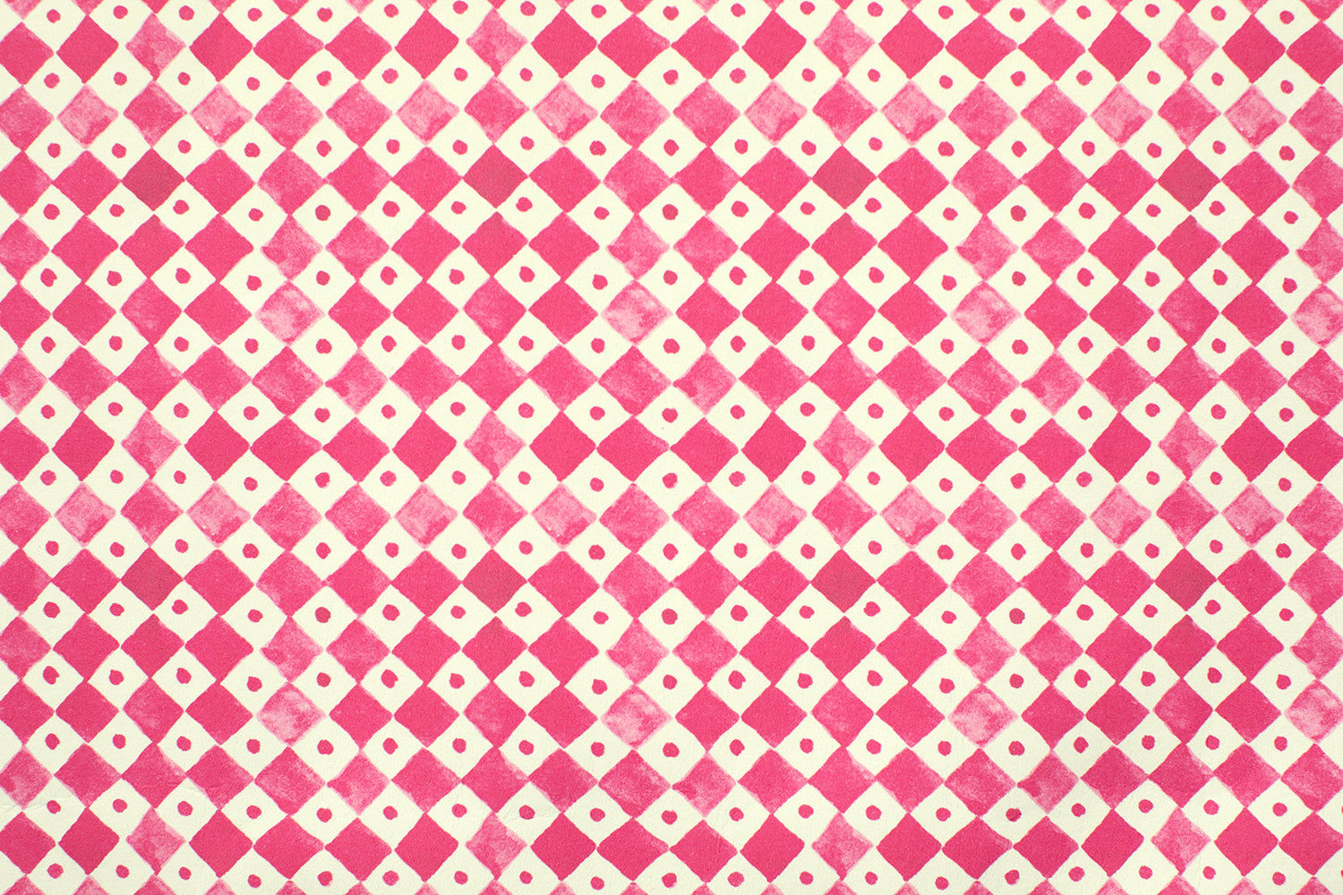 Joy of Print Checkerboard in Pomegranate