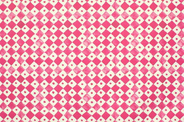 Joy of Print Checkerboard in Pomegranate