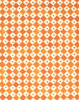 Joy of Print Checkerboard in Tangerine