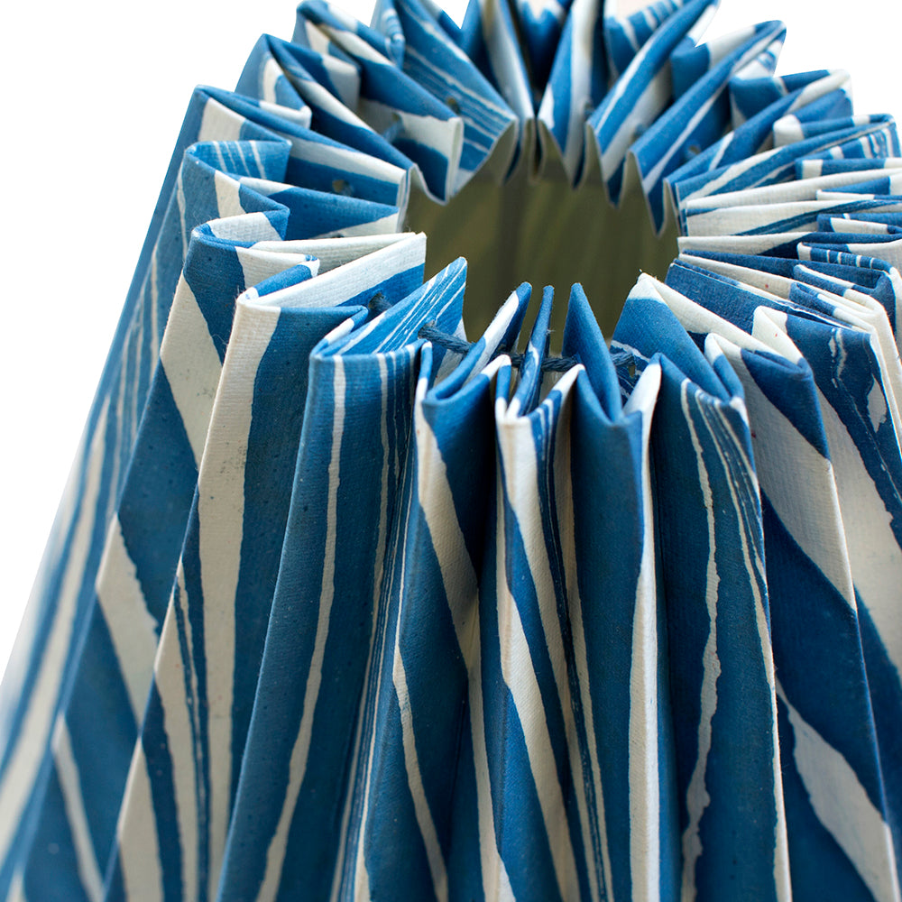 Pleated Blue Banyan
