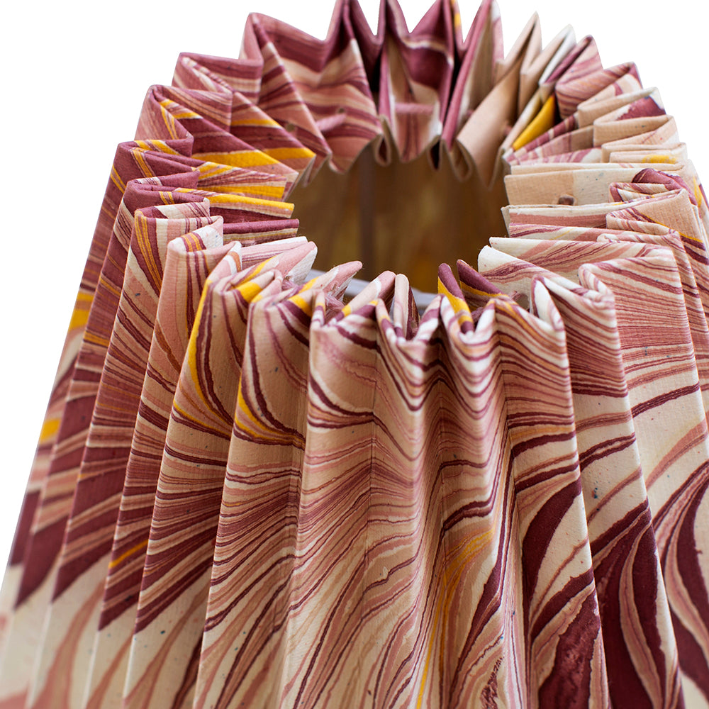 Pleated Pink and Yellow Star Anise