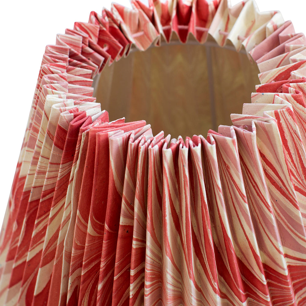 Pleated Pink and Red Star Anise