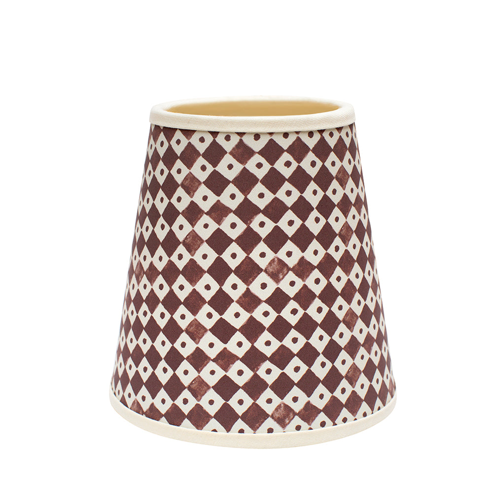 Joy of Print Checkerboard in Nutmeg