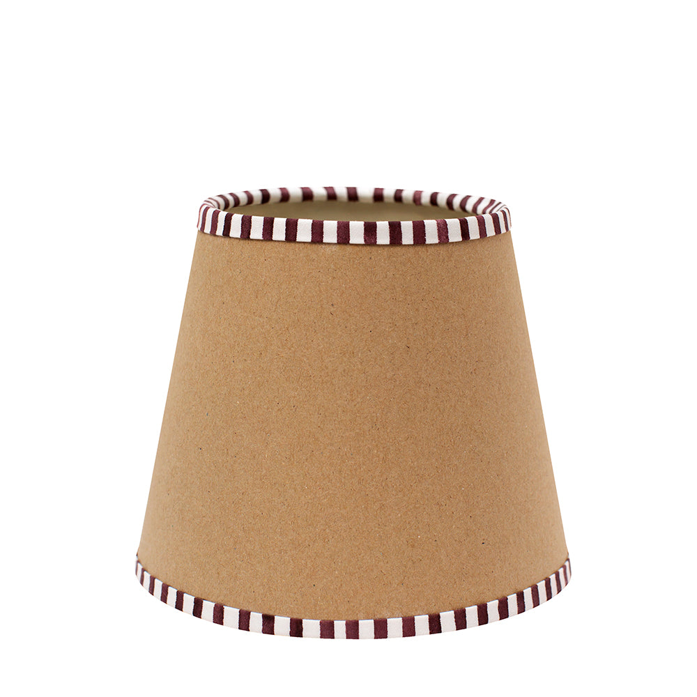 Striped Truffle Brown on Hazelnut paper
