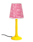 Joy of Print Checkerboard in Pomegranate