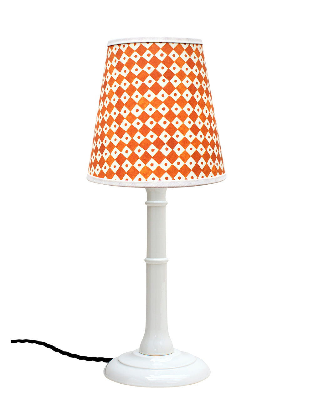 Joy of Print Checkerboard in Tangerine