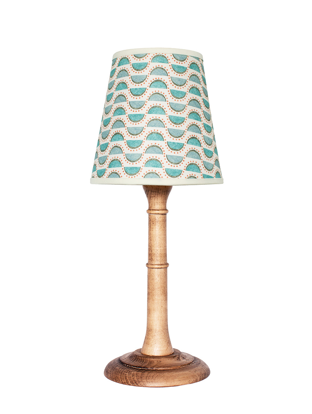 Paper Lampshade Making Kit Ophelia in Sky &amp; Storm/Ecru (Single)